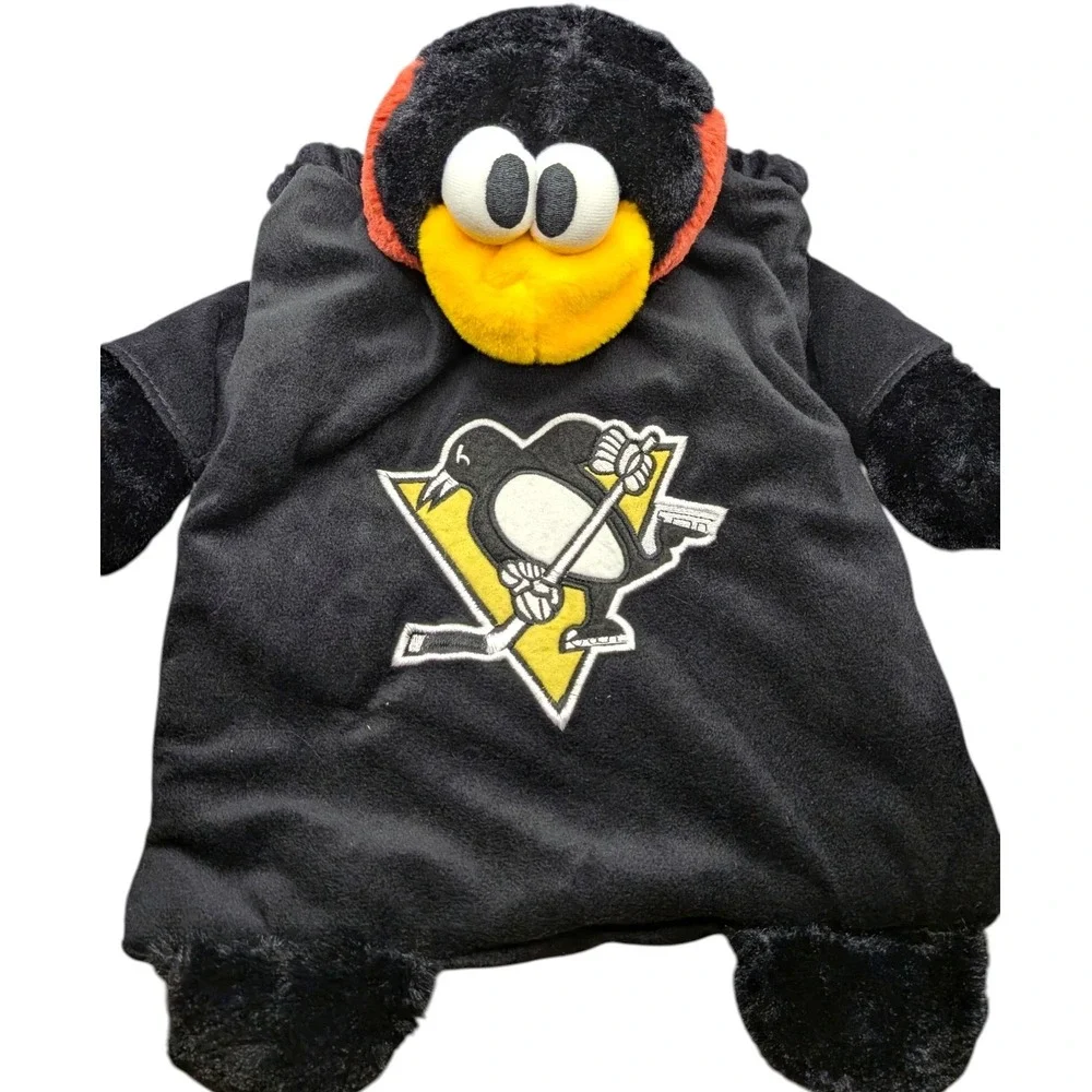 NHL Pittsburgh Penguins Mascot Plush Drawstring Backpack Forever‎ Collectibles